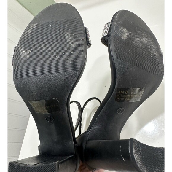 Charlotte Russe Rhinestone 4 Inch Heel Sparkly Glam NYE Size 7 - Picture 8 of 8
